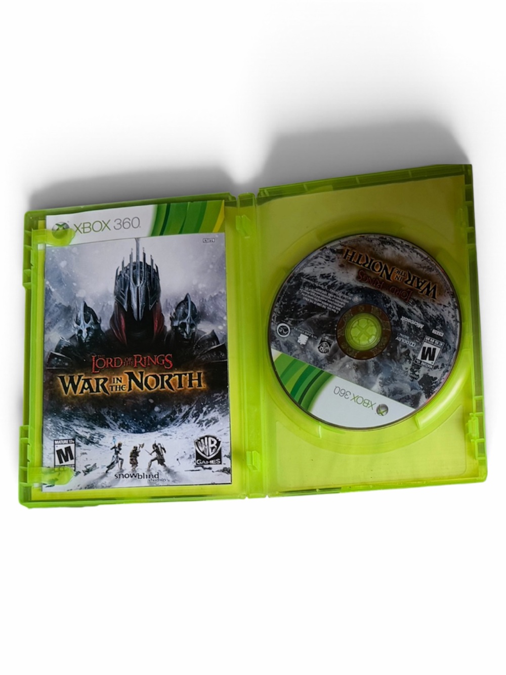 LORD OF THE RINGS War in the North XBOX360 brand new only opened